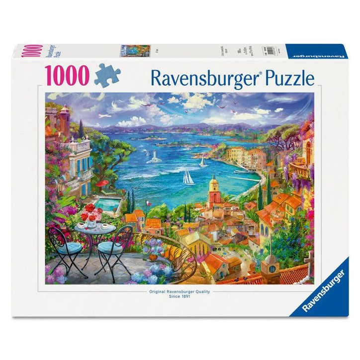 Ravensburger - Puzzle Adulte - Puzzle 1000 pieces - Saint-Tropez - des 14 ans - Puzzle de qualité supérieure -12001824 Ravensburger - Puzzle Adulte - Puzzle 1000 pieces - Saint-Tropez - des 14 ans - Puzzle de qualité supérieure -12001824