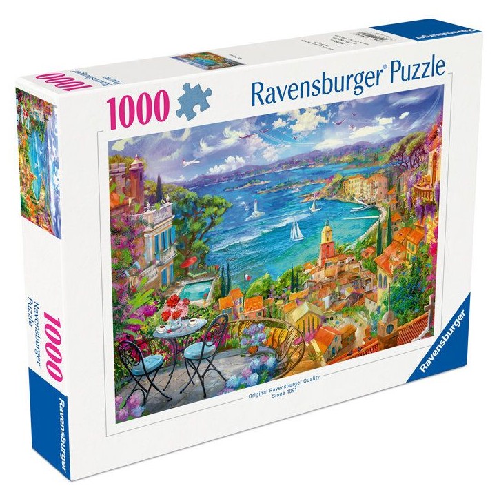 Ravensburger - Puzzle Adulte - Puzzle 1000 pieces - Saint-Tropez - des 14 ans - Puzzle de qualité supérieure -12001824 Ravensburger - Puzzle Adulte - Puzzle 1000 pieces - Saint-Tropez - des 14 ans - Puzzle de qualité supérieure -12001824