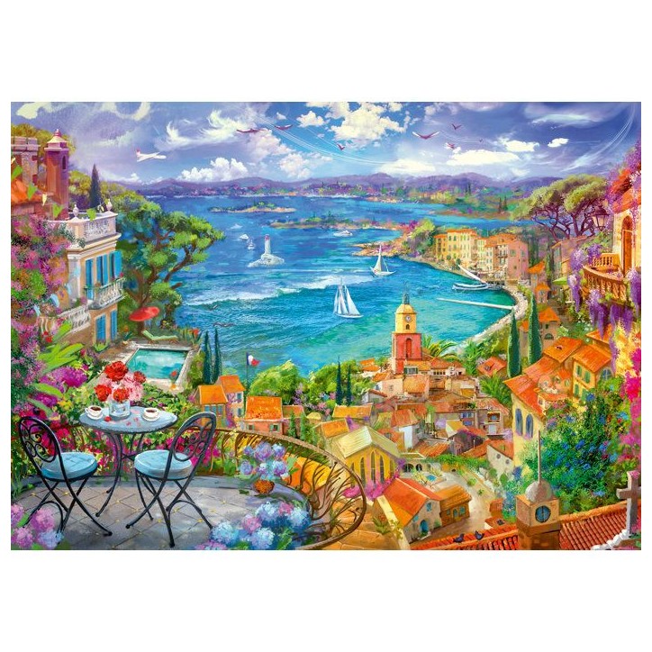 Ravensburger - Puzzle Adulte - Puzzle 1000 pieces - Saint-Tropez - des 14 ans - Puzzle de qualité supérieure -12001824 Ravensburger - Puzzle Adulte - Puzzle 1000 pieces - Saint-Tropez - des 14 ans - Puzzle de qualité supérieure -12001824