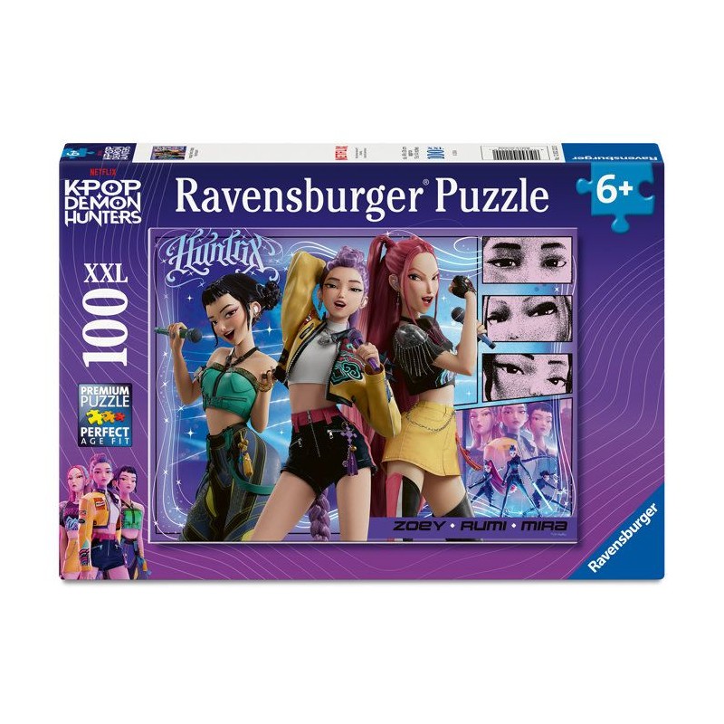 Ravensburger - Puzzle Enfant 100 pieces XXL - KPop Demon Hunters - des