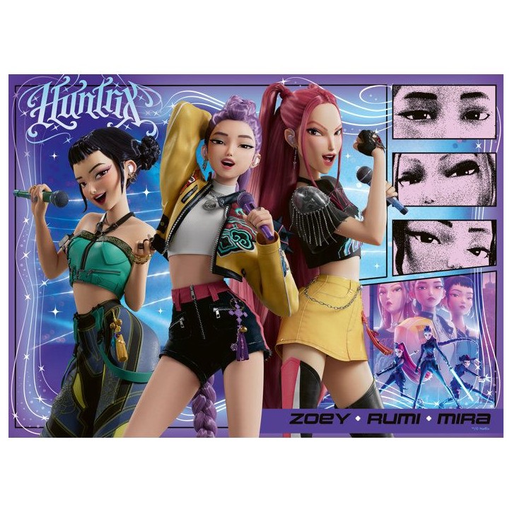 Ravensburger - Puzzle Enfant 100 pieces XXL - KPop Demon Hunters - des 6 ans - Puzzle de qualité supérieure - 12002222 Ravensburger - Puzzle Enfant 100 pieces XXL - KPop Demon Hunters - des 6 ans - Puzzle de qualité supérieure - 12002222