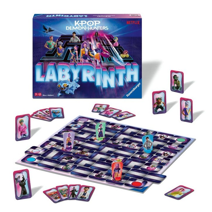Ravensburger - KPop Demon hunters - Jeu de Société Classique - Enfant et Famille - 2 a 4 Joueurs des 7 Ans - 12002422 Ravensburger - KPop Demon hunters - Jeu de Société Classique - Enfant et Famille - 2 a 4 Joueurs des 7 Ans - 12002422