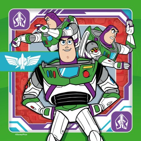 Ravensburger-Puzzle Enfant 3x49 pieces-En mission/Toy Story 5-des 5 ans-Puzzle de qualité supérieure-3 posters inclus-12004284
