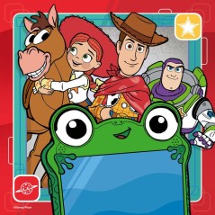 Ravensburger-Puzzle Enfant 3x49 pieces-En mission/Toy Story 5-des 5 an