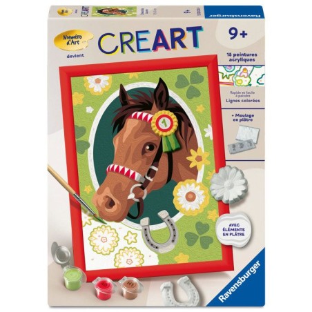 Ravensburger – CreArt Kids 18x24cm – Numéro d'Art – Cheval de c