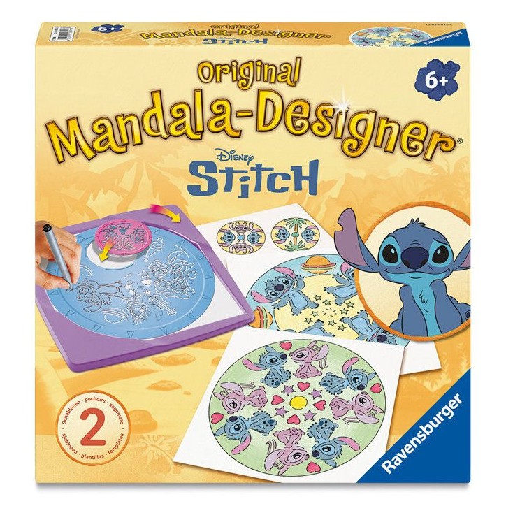 Ravensburger – Mandala Designer – Stitch – Dessin – Loisir créatif – Pochoirs – Disney – Des 6 ans – 12028015 Ravensburger – Mandala Designer – Stitch – Dessin – Loisir créatif – Pochoirs – Disney – Des 6 ans – 12028015
