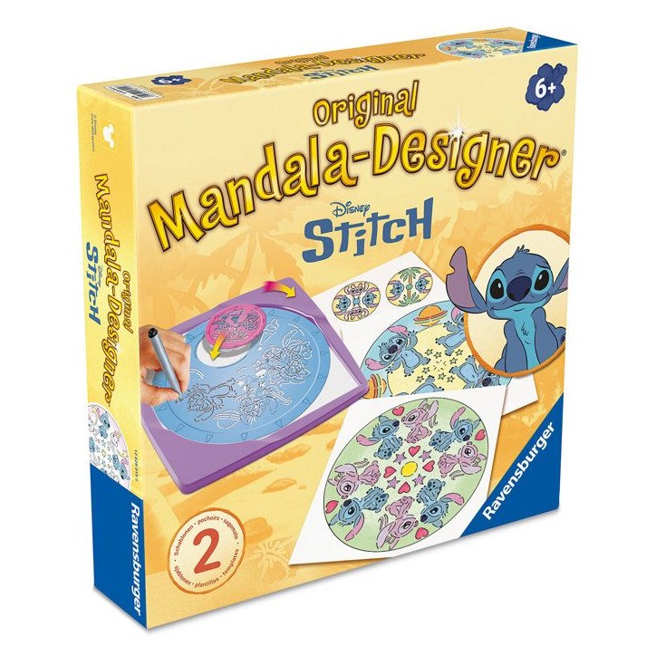 Ravensburger – Mandala Designer – Stitch – Dessin – Loisir créatif – Pochoirs – Disney – Des 6 ans – 12028015 Ravensburger – Mandala Designer – Stitch – Dessin – Loisir créatif – Pochoirs – Disney – Des 6 ans – 12028015