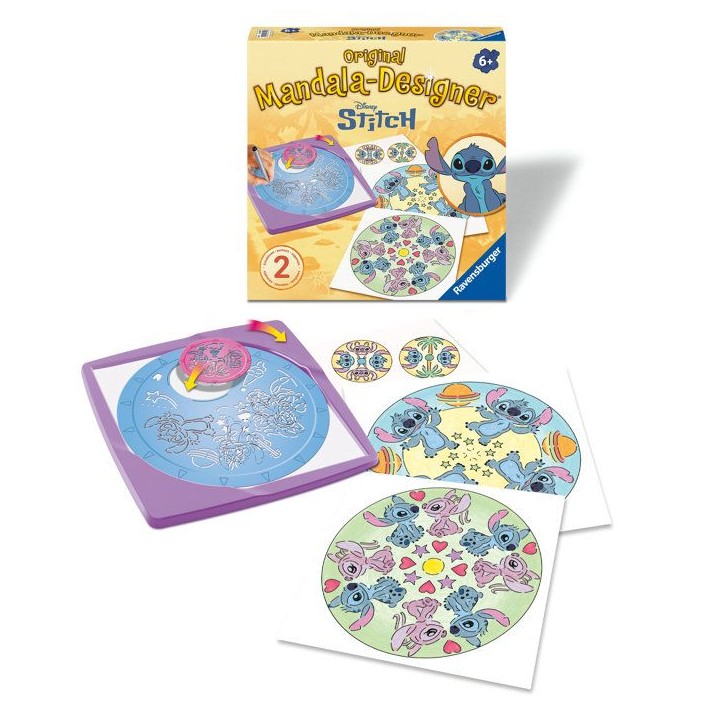 Ravensburger – Mandala Designer – Stitch – Dessin – Loisir créatif – Pochoirs – Disney – Des 6 ans – 12028015 Ravensburger – Mandala Designer – Stitch – Dessin – Loisir créatif – Pochoirs – Disney – Des 6 ans – 12028015