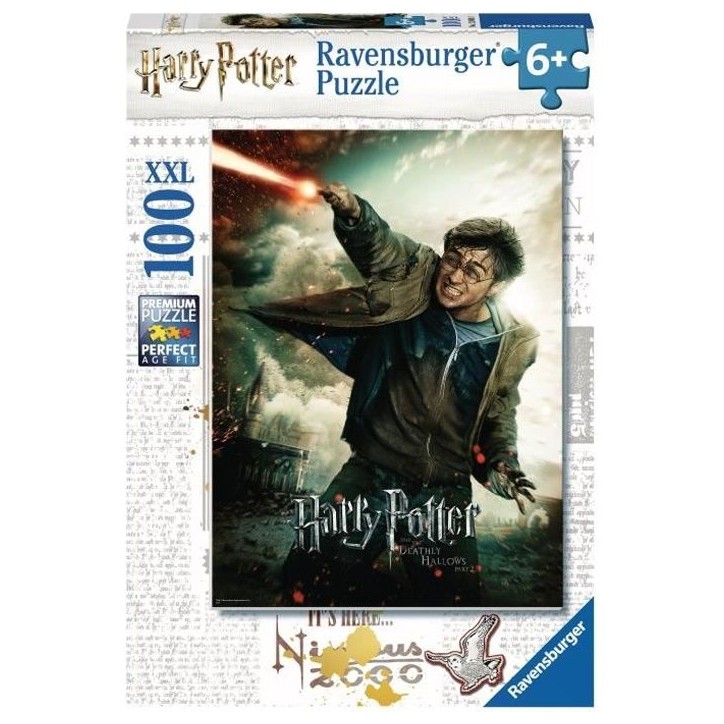 Puzzle Harry Potter 100 pieces XXL - Le monde fantastique d'Harry Potter - Ravensburger Puzzle Harry Potter 100 pieces XXL - Le monde fantastique d'Harry Potter - Ravensburger
