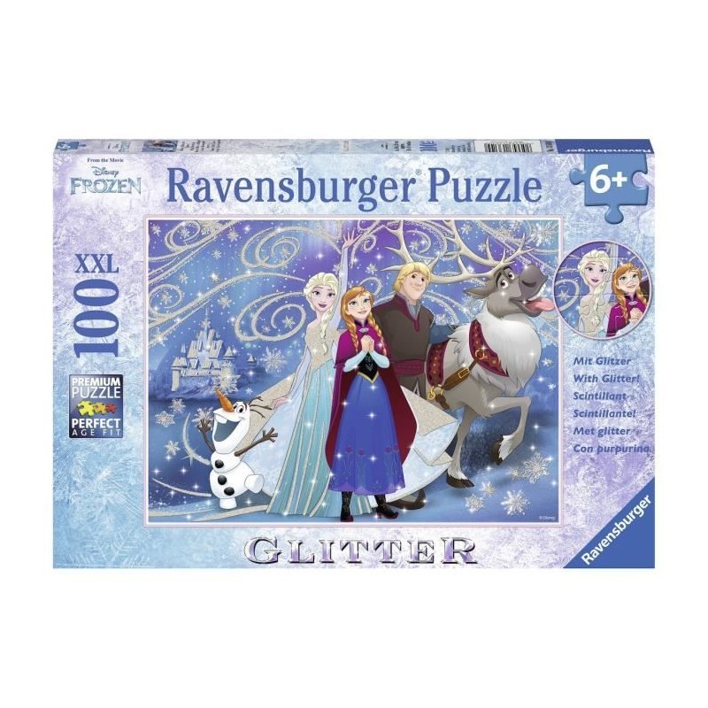 Puzzle 300 pieces La Reine des Neiges - Pieces XXL éteincelantes - Ra