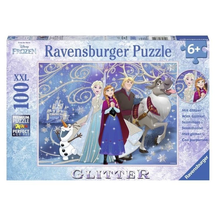 Puzzle 300 pieces La Reine des Neiges - Pieces XXL éteincelantes - Ravensburger