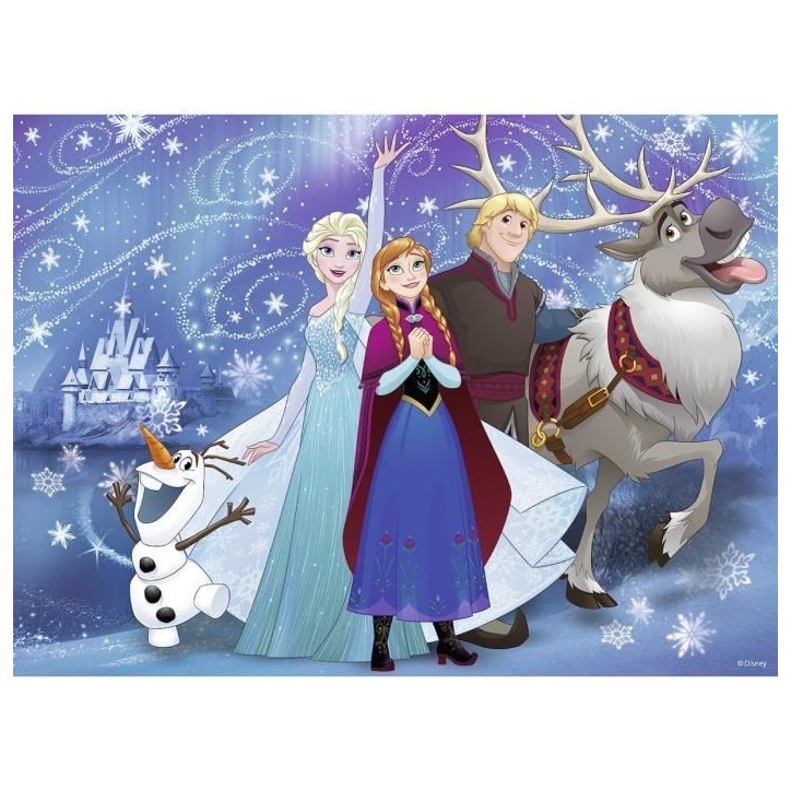 Puzzle 300 pieces La Reine des Neiges - Pieces XXL éteincelantes - Ravensburger