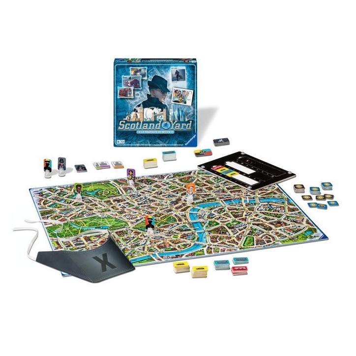 Ravensburger - Scotland Yard - Jeu pour les familles - 2 a 6 joueurs des 8 ans - 45 - 60 minutes - 25182 - Version française
