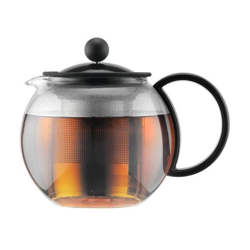 ASSAM - Théiere a piston BODUM , couvercle plastique, filtre en inox, ASSAM - Théiere a piston BODUM , couvercle plastique, filtre en inox,