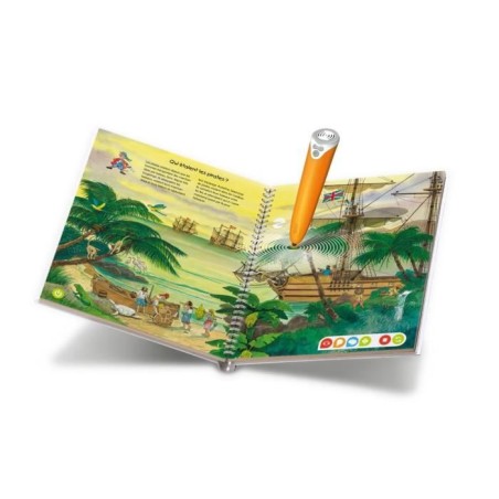 tiptoi, Livre interactif, Je découvre les pirates, 4 ans, 13099004, Ravensburger