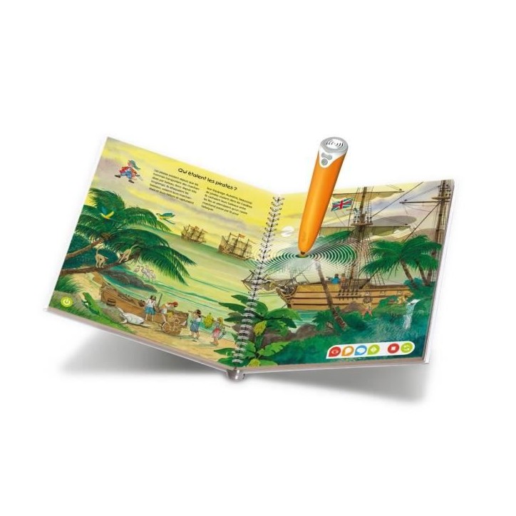 tiptoi, Livre interactif, Je découvre les pirates, 4 ans, 13099004, Ravensburger