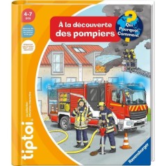 tiptoi, Livre interactif, a la découverte des pompiers, 4 ans, 130990