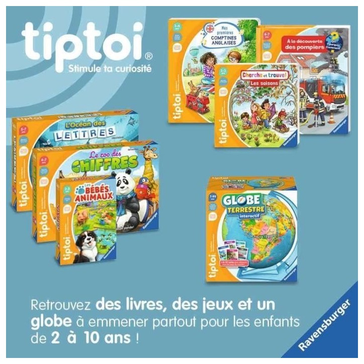 tiptoi, Livre interactif, a la découverte des pompiers, 4 ans, 13099015, Ravensburger