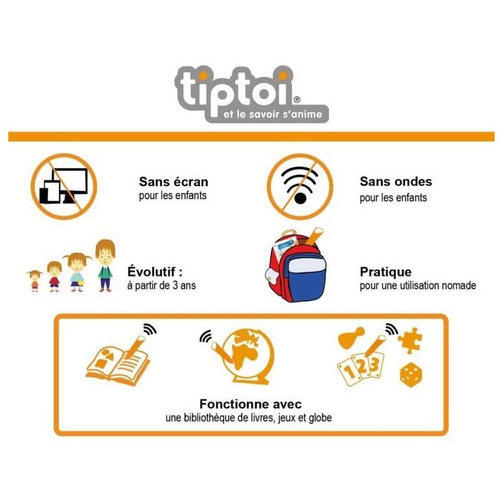 tiptoi, Livre interactif, Mini Doc' Le corps humain, 4 ans, 13099019, Ravensburger