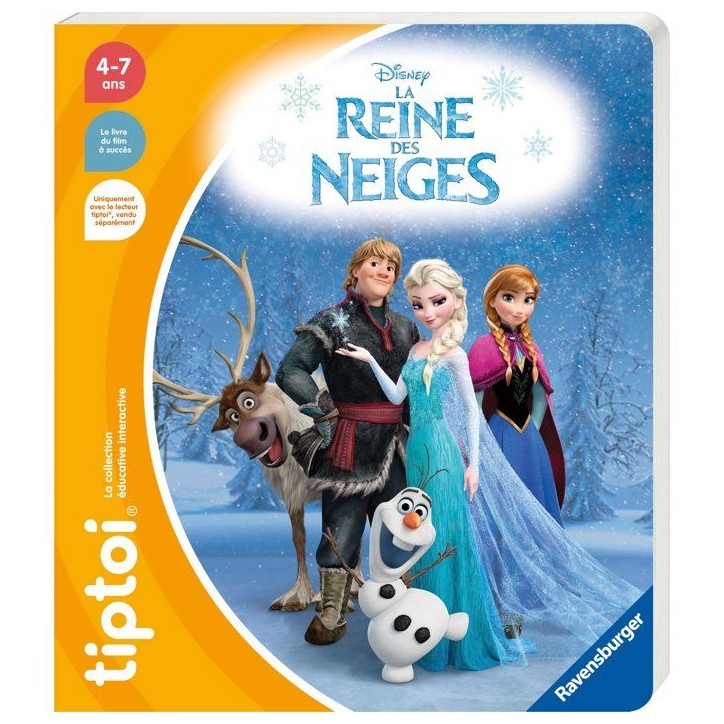 Ravensburger - tiptoi - Livre interactif - La Reine des neiges - Jeu éducatif électronique, sans écran - des 4 ans - 13099077