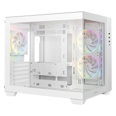 Boîtier PC - DEEPCOOL - CG330 - Mini tour - Format Micro-ATX - 3 ventilateurs ARGB inclus - Blanc