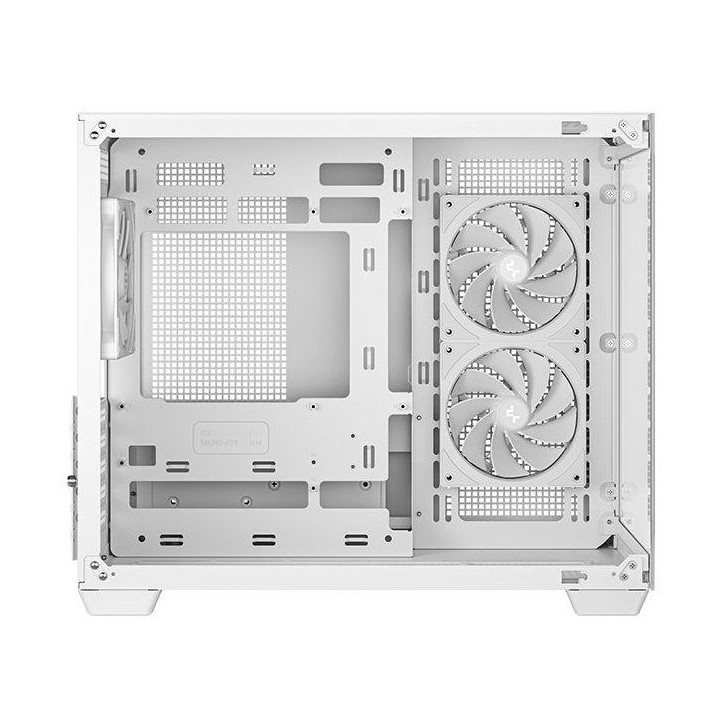 Boîtier PC - DEEPCOOL - CG330 - Mini tour - Format Micro-ATX - 3 ventilateurs ARGB inclus - Blanc