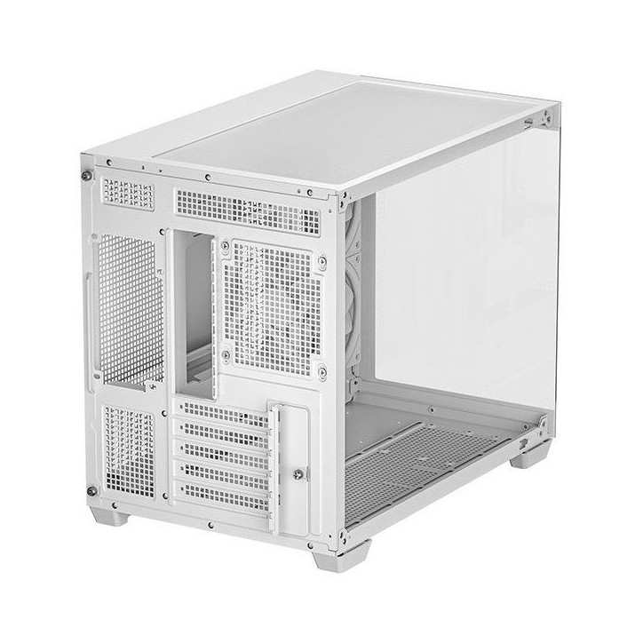 Boîtier PC - DEEPCOOL - CG330 - Mini tour - Format Micro-ATX - 3 ventilateurs ARGB inclus - Blanc