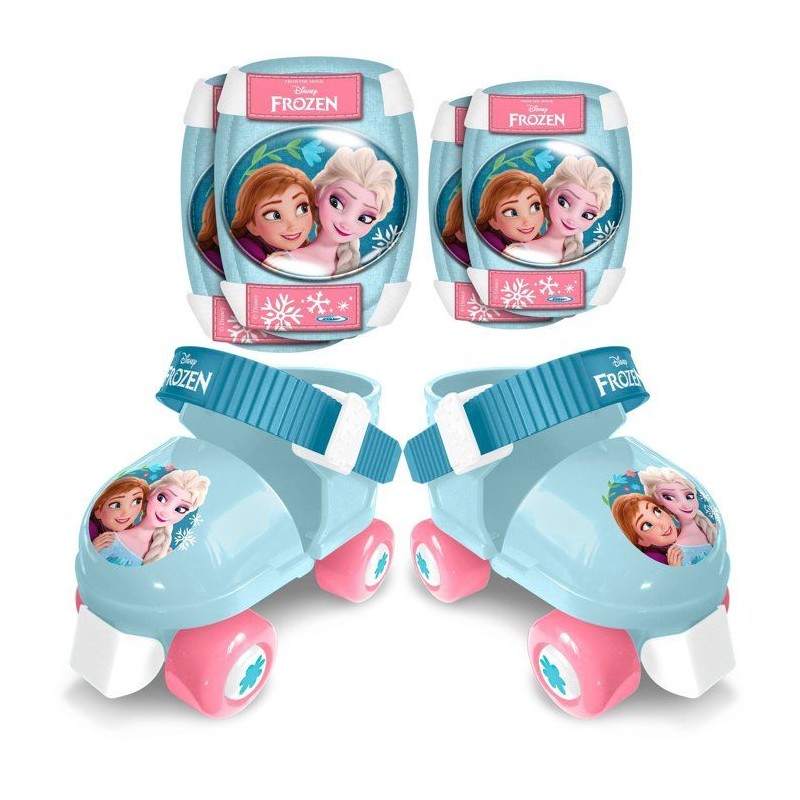 Set patins a roulettes et protections - LA REINE DES NEIGE - RN246035