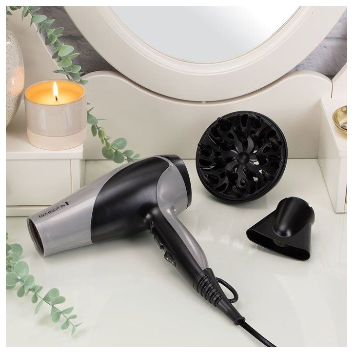 Seche-cheveux - REMINGTON - D3190S - diffuseur - 2200 W Seche-cheveux - REMINGTON - D3190S - diffuseur - 2200 W