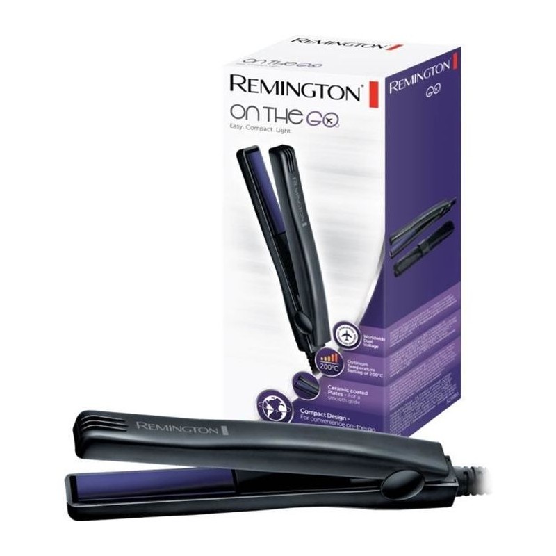 Remington S2880 Fer a Lisser Mini Lisseur de Voyage Advanced Ceramic O