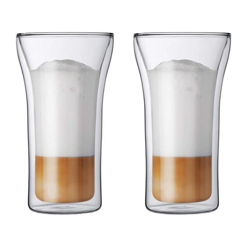 Set 2 verres - BODUM - Assam - Double paroi - 0.2 l - Transparent Set 2 verres - BODUM - Assam - Double paroi - 0.2 l - Transparent