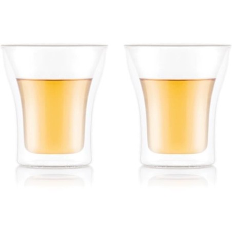 Set 2 verres - BODUM - Assam - Double paroi - 0.2 l - Transparent