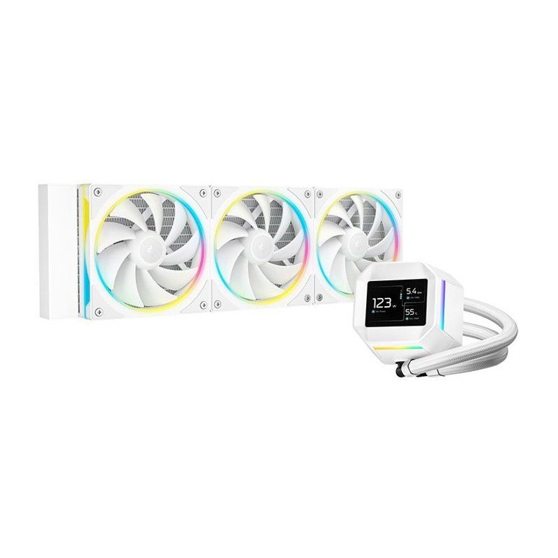 DEEPCOOL - R-LM360-WHDMMC-1 - Watercooling - 360mm AIO - Ecran IPS 2,4