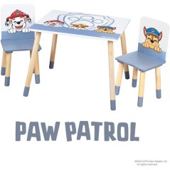 Set table et 2 chaises pour enfant - ROBA - Pat'Patrouille - Pieds en