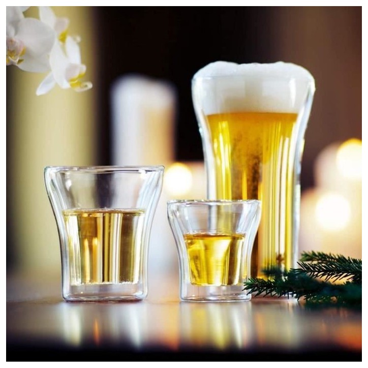 Set 2 verres - BODUM - Assam - Double paroi - 0.2 l - Transparent