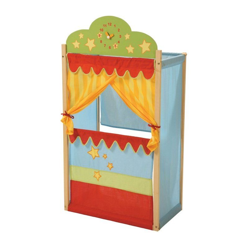 Théâtre de marionnettes - ROBA - Cadre en bois massif - Univers Cirq