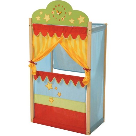Théâtre de marionnettes - ROBA - Cadre en bois massif - Univers Cirq