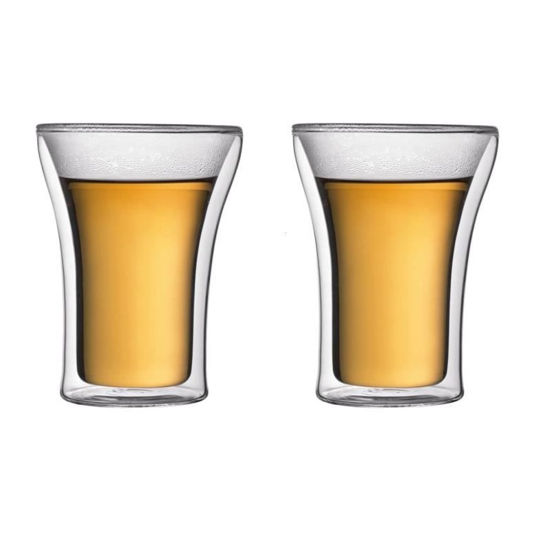 Set 2 verres - BODUM - Assam - Double paroi - 0.25 l - Transparent Set 2 verres - BODUM - Assam - Double paroi - 0.25 l - Transparent