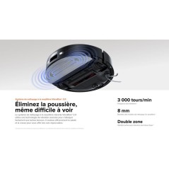 Robot aspirateur laveur - ROBOROCK Q10 Max+ Black - Autonomie longue d