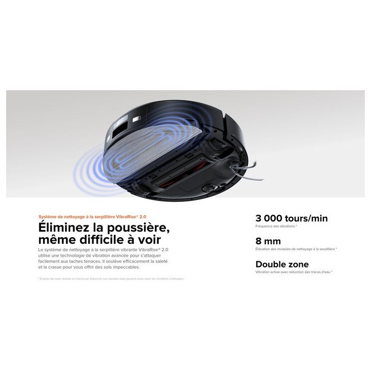 Robot aspirateur laveur - ROBOROCK Q10 Max+ Black - Autonomie longue durée - Aspiration 13 000 Pa - Station automatique Robot aspirateur laveur - ROBOROCK Q10 Max+ Black - Autonomie longue durée - Aspiration 13 000 Pa - Station automatique