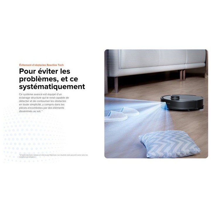 Robot aspirateur laveur - ROBOROCK Q10 Max+ Black - Autonomie longue durée - Aspiration 13 000 Pa - Station automatique Robot aspirateur laveur - ROBOROCK Q10 Max+ Black - Autonomie longue durée - Aspiration 13 000 Pa - Station automatique