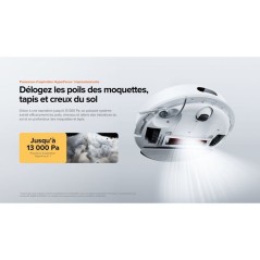 Robot aspirateur laveur - ROBOROCK Q7 Pro Max+ Black - Autonomie longu