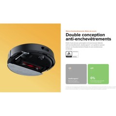 Robot aspirateur laveur - ROBOROCK Q7 Pro Max+ Black - Autonomie longu