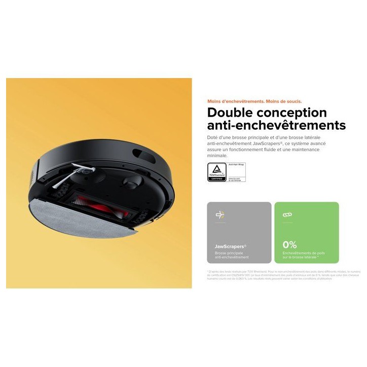 Robot aspirateur laveur - ROBOROCK Q7 Pro Max+ Black - Autonomie longue durée - Aspiration 13 000 Pa - Station de vidage automa Robot aspirateur laveur - ROBOROCK Q7 Pro Max+ Black - Autonomie longue durée - Aspiration 13 000 Pa - Station de vidage automa