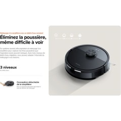 Robot aspirateur laveur - ROBOROCK Q7 Pro Max+ Black - Autonomie longu