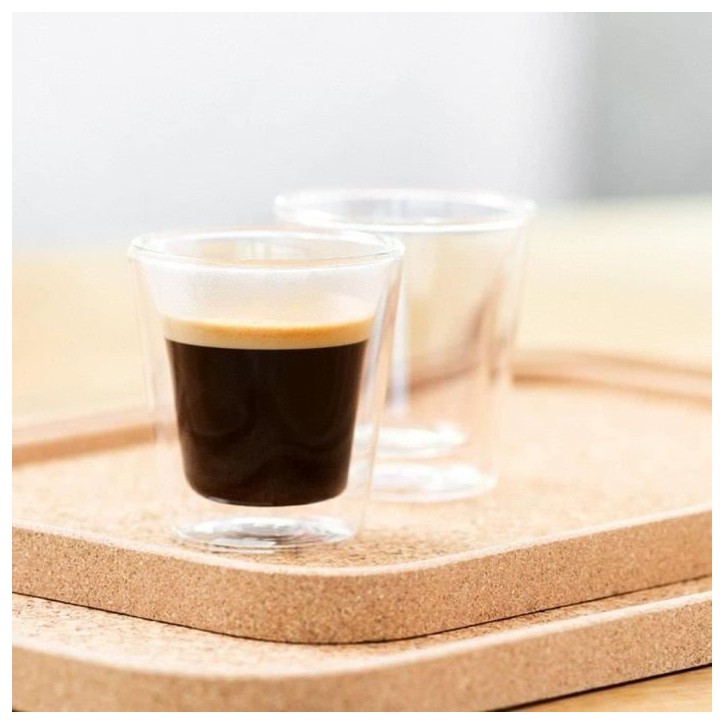 Set 2 verres - BODUM - Canteen - Double paroi - 0.1 l - Transparent Set 2 verres - BODUM - Canteen - Double paroi - 0.1 l - Transparent