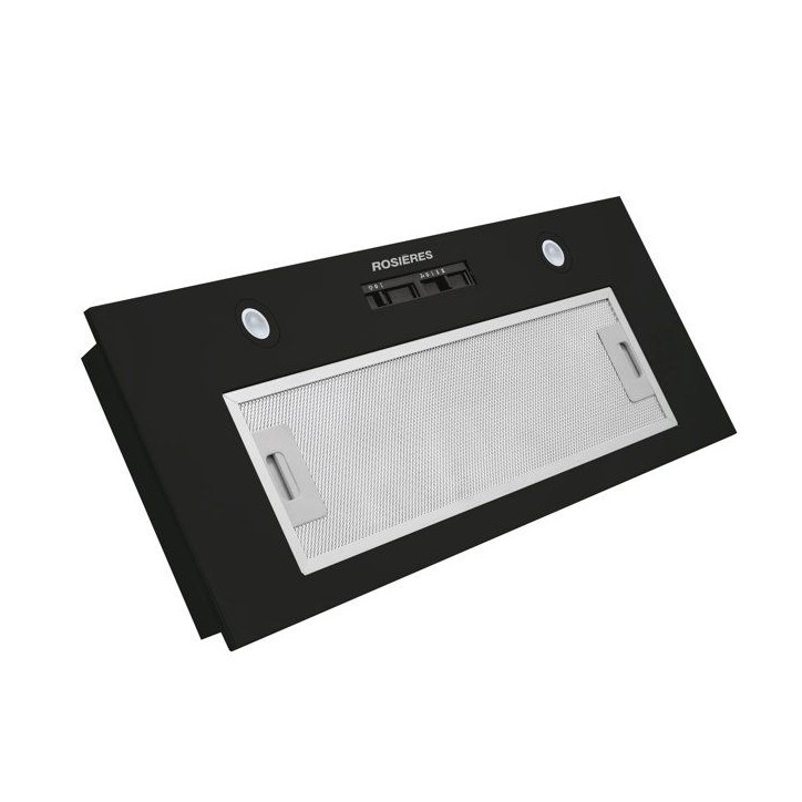 Hotte groupe filtrant - ROSIERES RHG580/1PN/1 - 3 vitesses - L 52cm - Noir et Inox Hotte groupe filtrant - ROSIERES RHG580/1PN/1 - 3 vitesses - L 52cm - Noir et Inox
