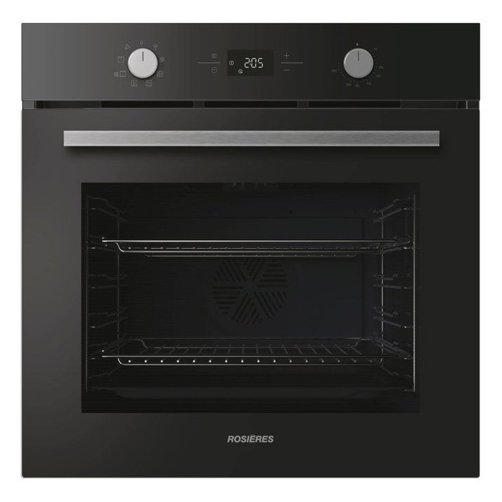 Four catalyse - ROSIERES RO6 T3T1CTB1 - Chaleur tournante - Noir et Inox - 78L Four catalyse - ROSIERES RO6 T3T1CTB1 - Chaleur tournante - Noir et Inox - 78L