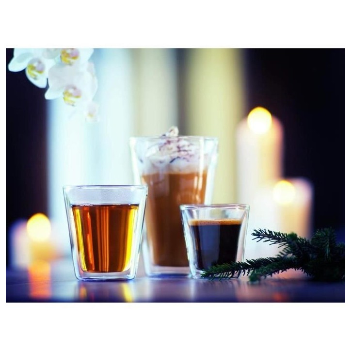 Set 2 verres - BODUM - Canteen - Double paroi - 0.4 l - Transparent