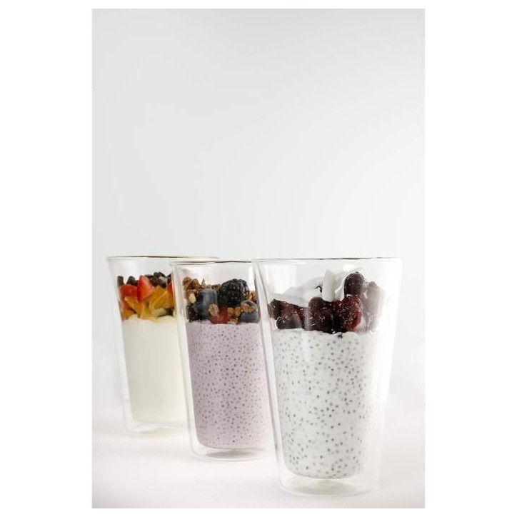 Set 2 verres - BODUM - Canteen - Double paroi - 0.4 l - Transparent